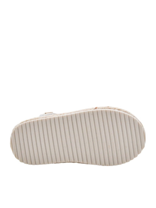 Kinder Espadrilles mit Bügel- und Schleifenverschluss Weiße