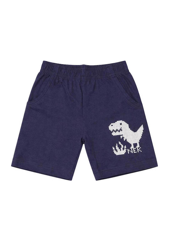 Kids Set with Shorts Summer 2 Pieces Dark Navy Blue