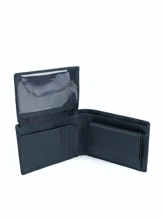 Leder Herrenbrieftasche mit RFID Blau