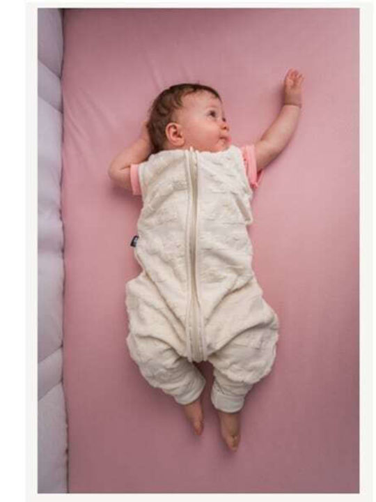 Baby Bliss Winter Babyschlafsack mit Beinen 2,5 Tog Ecru