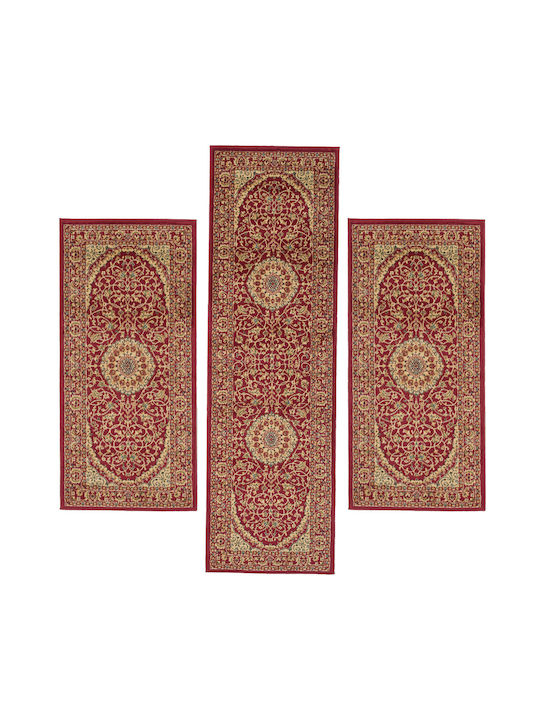 Isexan 1905 Rectangular Red Rug 50x80cm