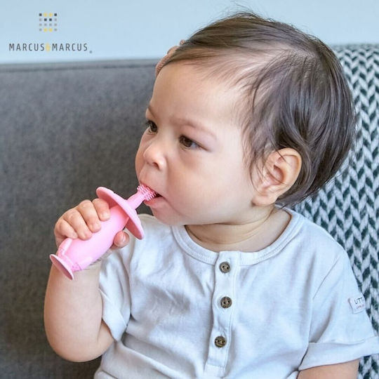 Marcus & Marcus 360° Baby Toothbrush for 1+ years Pink