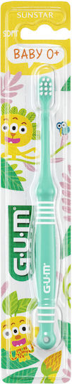 GUM Baby Toothbrush for 0m+ Light Green and White