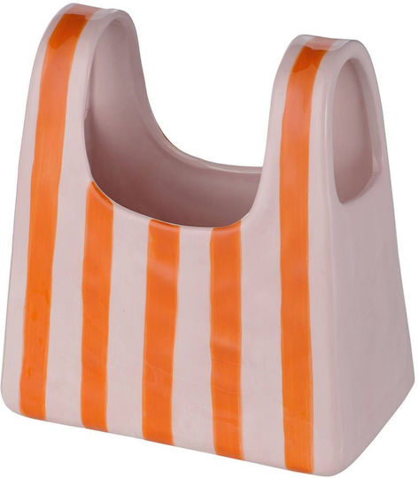 Butlers Vază Decorativă Ceramică Shopping Portocalie x22xÎnălțime 22cm