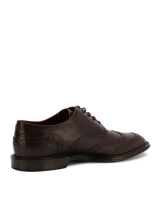 Leder Herren Oxfords Braun
