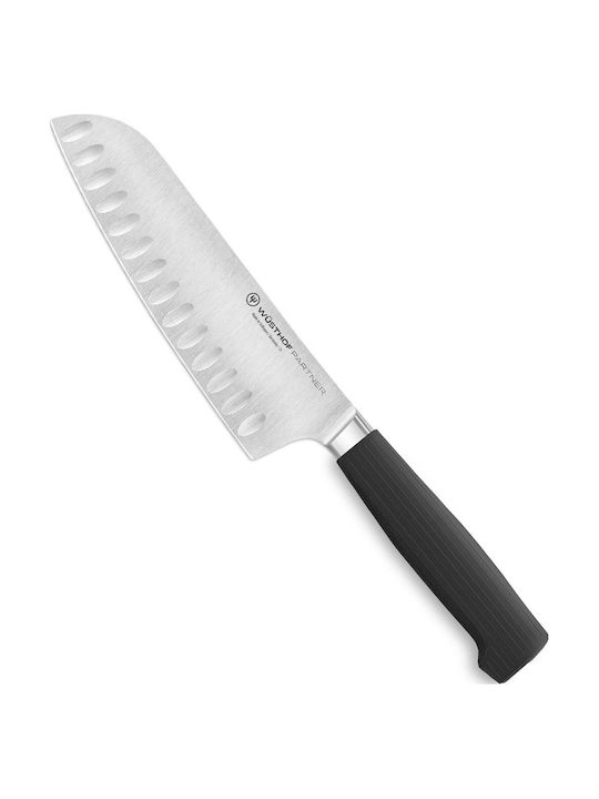 Wusthof Partner Μαχαίρι Santoku από Ανοξείδωτο Ατσάλι 17cm