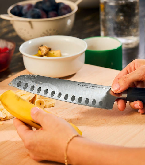 Wusthof Partner Μαχαίρι Santoku από Ανοξείδωτο Ατσάλι 17cm