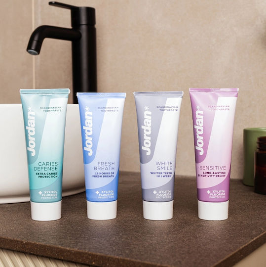 Jordan Stay Fresh Οδοντόκρεμα για Ευαίσθητα Δόντια & Πλάκα 75ml