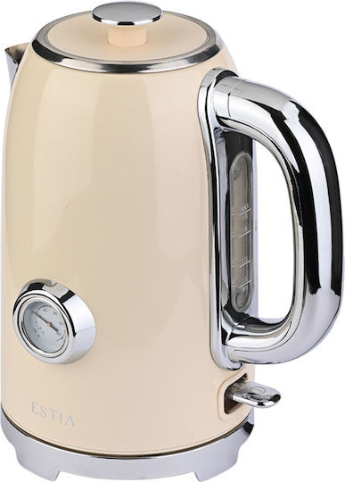 Estia Retro Epoque Kettle 1.7lt 2200W Beige