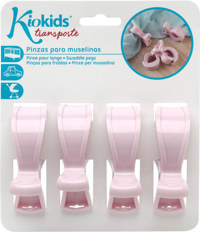 Kiokids Clips Καροτσιού Ροζ
