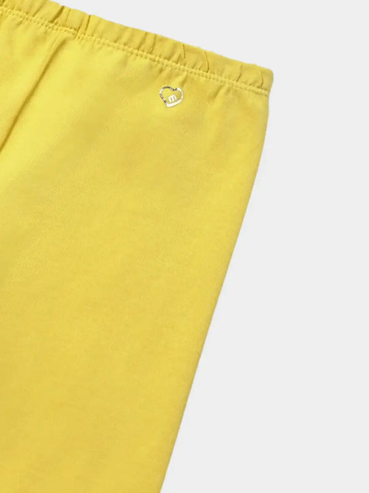 Kids Legging Short Yellow