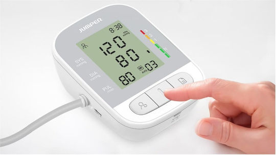Jumper Medical Ηλεκτρονικό Πιεσόμετρο Μπράτσου Ακριβείας με ανίχνευση Αρρυθμίας HA210