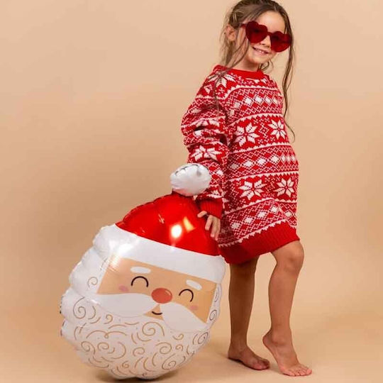 Christmas Red Balloon Happy 45cm