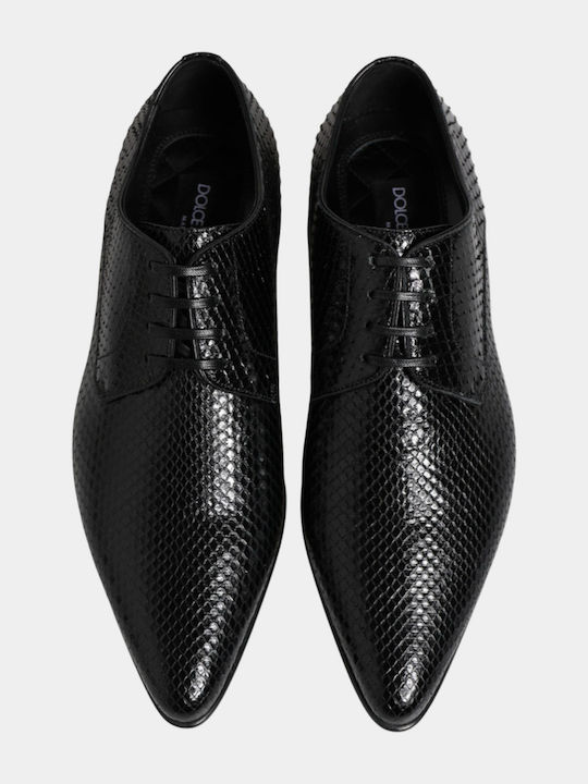 Dolce & Gabbana Кожени Мъжки Обувки Черни