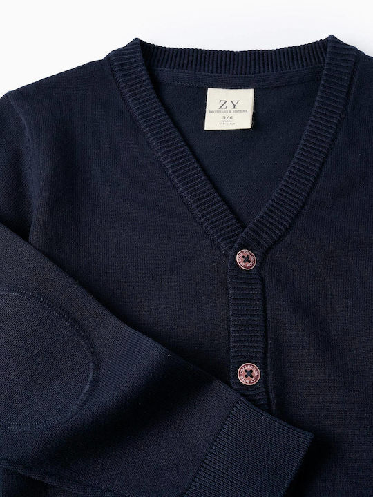 Cardigan pentru copii De bumbac Albastru marin