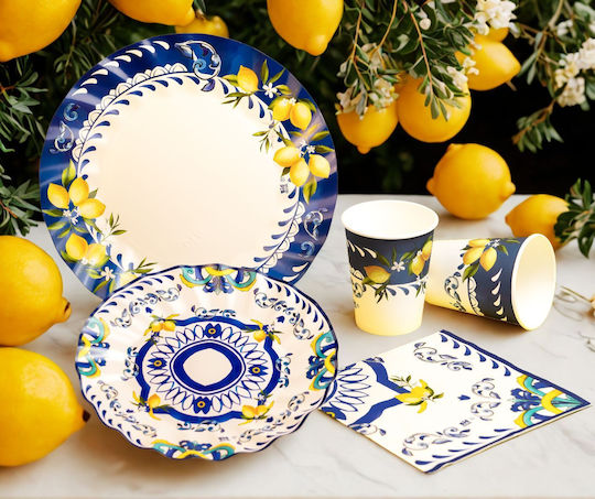 Amalfi Πιάτο για Party 6τμχ