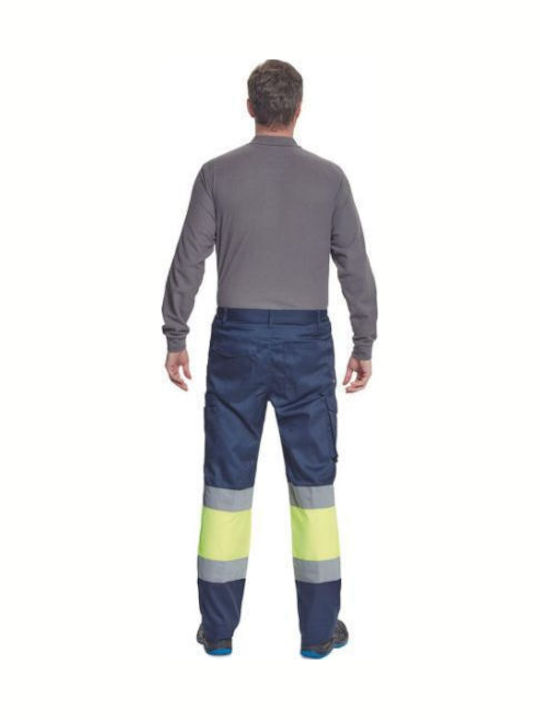 Cerva Bilbao Pantaloni De Lucru Reflectorizanți Galbeni