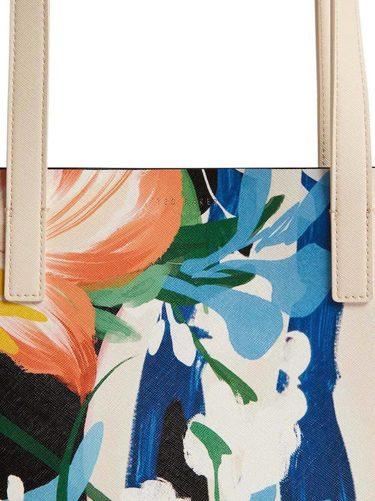 Blumige Damenhandtasche Schulter Mehrfarbig