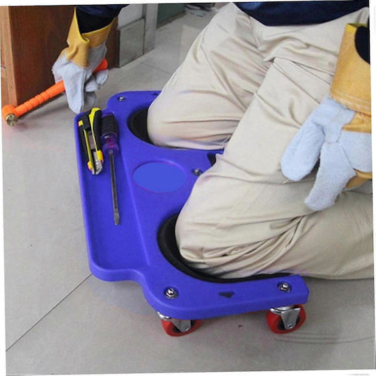 Knee Protection Support Workshop Zola Rollers Magnetic Surface Easy Movement Abs 50 X 26 X 9.5 Cm Blue