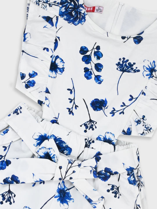 Kinderstoff-Overall-Shorts/Bermudas Mehrfarbig