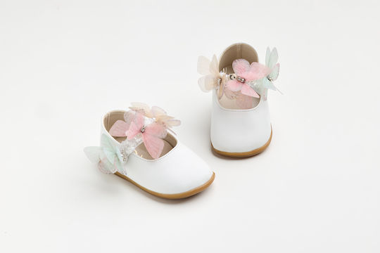 Ever Kid White Baptism Pumps
