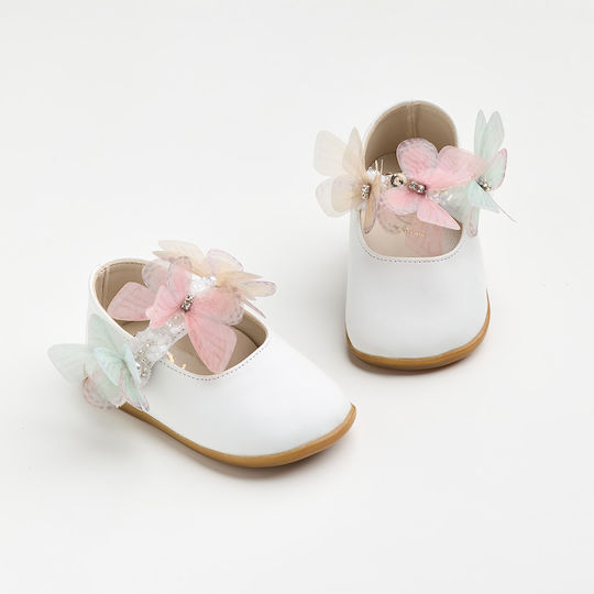 Ever Kid White Baptism Pumps