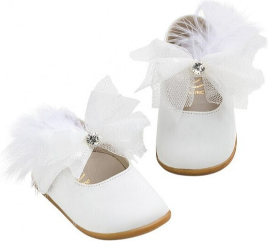 Ever Kid White Baptism Pumps