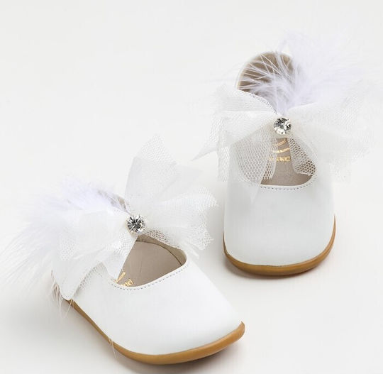 Ever Kid White Baptism Pumps
