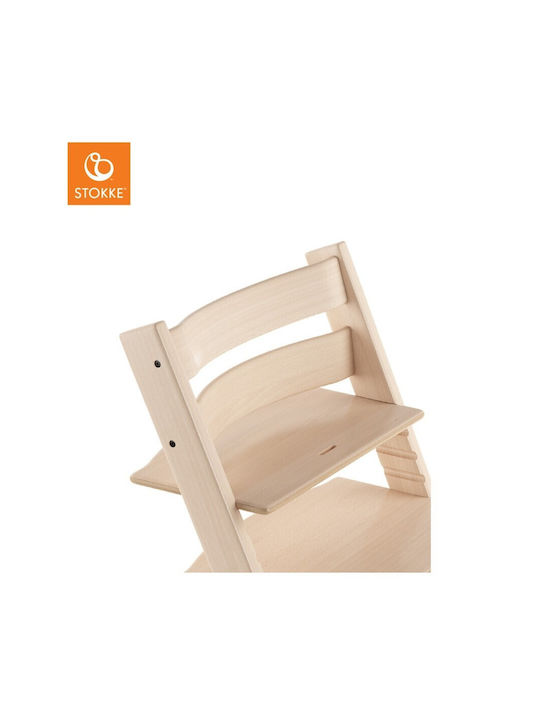 Stokke Tripp Trapp Καρεκλάκι Φαγητού με Ρυθμιζόμενο Ύψος Beech Natural