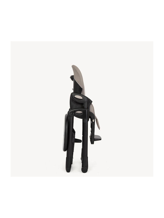 Joie Mimzy Recline Αναδιπλούμενο Καρεκλάκι Φαγητού 2 in 1 με Ρυθμιζόμενο Ύψος Hazelnut
