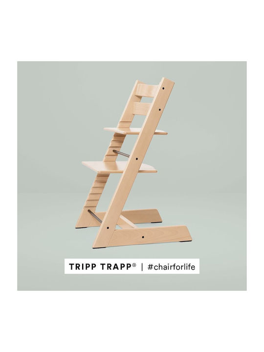 Stokke Tripp Trapp Καρεκλάκι Φαγητού με Ρυθμιζόμενο Ύψος Storm Grey