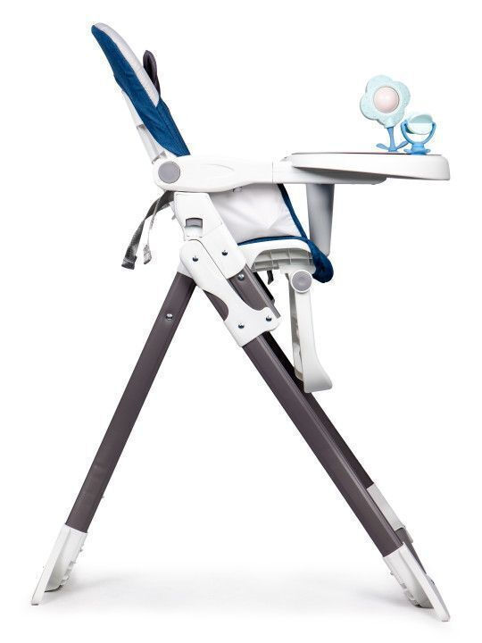 Ecotoys Ecotoys Baby Hochstuhl mit Höhenverstellbar und Klappbar Blau