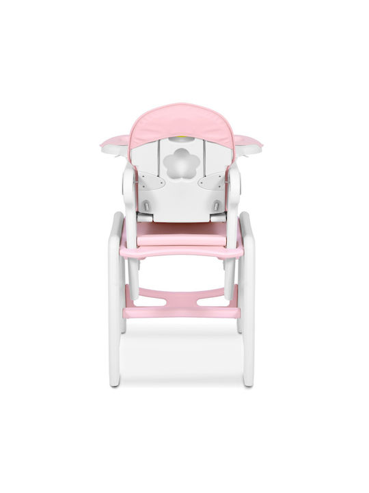 Ricokids Sinco Baby Highchair 5 in 1 with Adjustable Height Pink