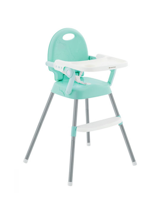 Kikka Boo Spoony Baby Highchair 3 in 1 with Adjustable Height Mint