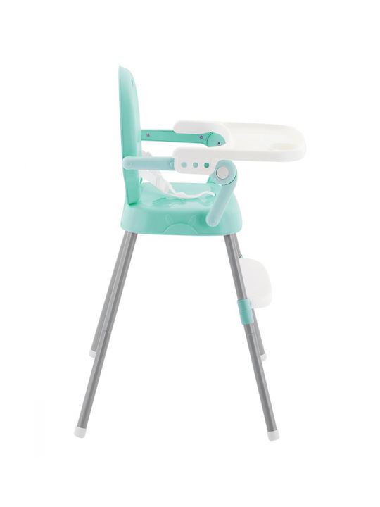 Kikka Boo Spoony Baby Highchair 3 in 1 with Adjustable Height Mint