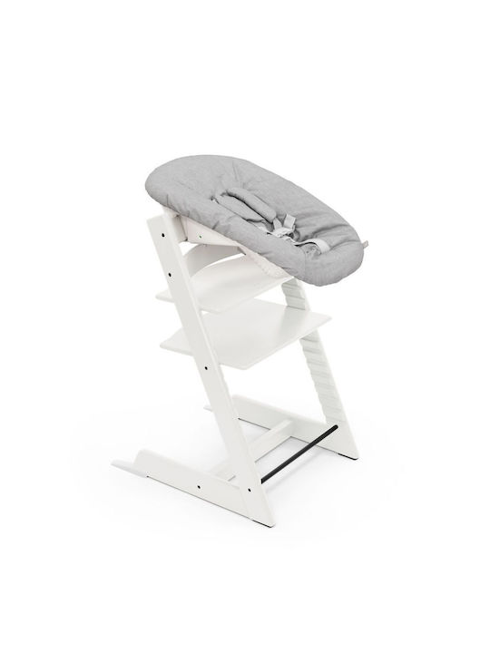 Stokke Tripp Trapp Καρεκλάκι Φαγητού με Ρυθμιζόμενο Ύψος White