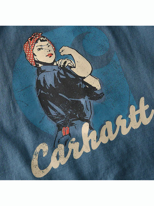 Bluza Damă Crop Tricou Albastră