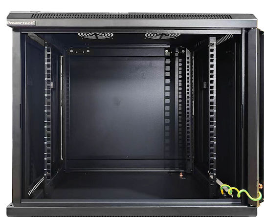Powertech Dulap Rack Montat pe Perete 19U 60x45x50cm NETW-0038