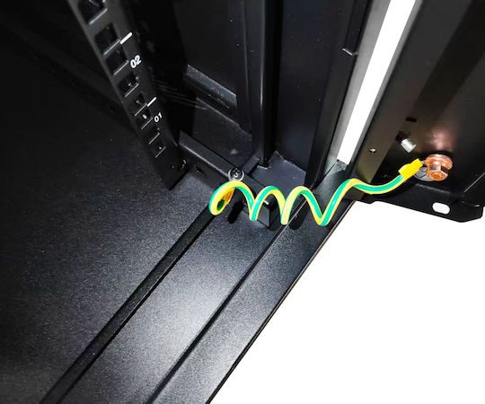 Powertech Επιτοίχια Καμπίνα Rack 19U 60x60x85.5cm NETW-0039