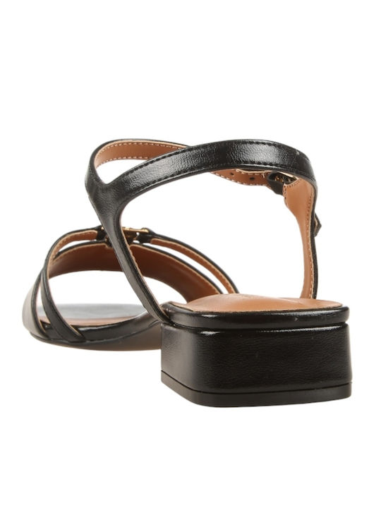 Women's Black Flat Sandals