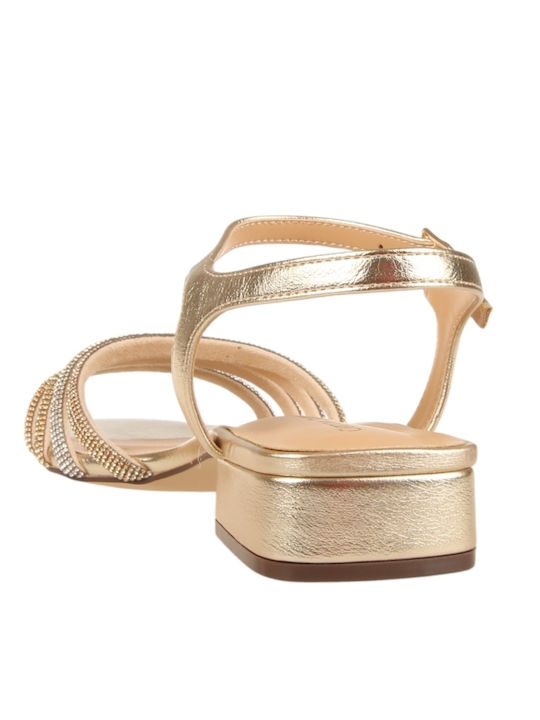 Women's Flat Sandals Gold