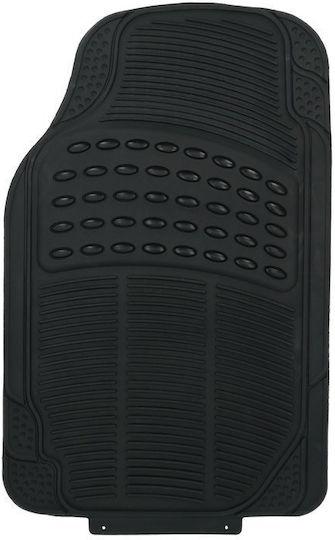Carpoint Set Rubber Car Mats 4 Pieces Front 70x42cm Back 42x40cm 0314417
