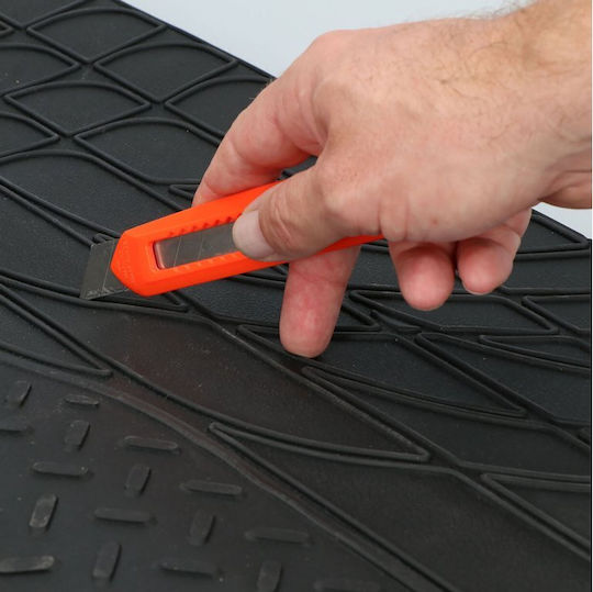 Carpoint Universal Trunk Mat 1 Piece Black Rubber 120x80cm 0314438