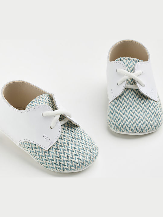 Ever Kid Βαπτιστικά Υφασμάτινα Sneakers Αγκαλιάς Λευκά