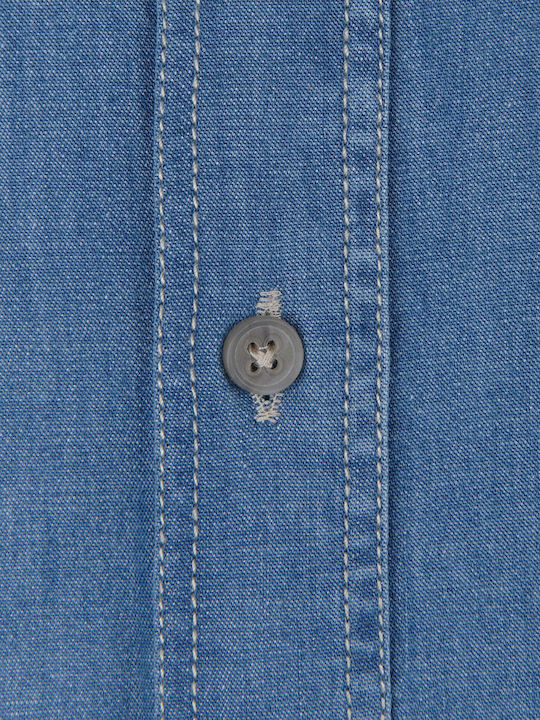 Long Sleeve Blue Shirt