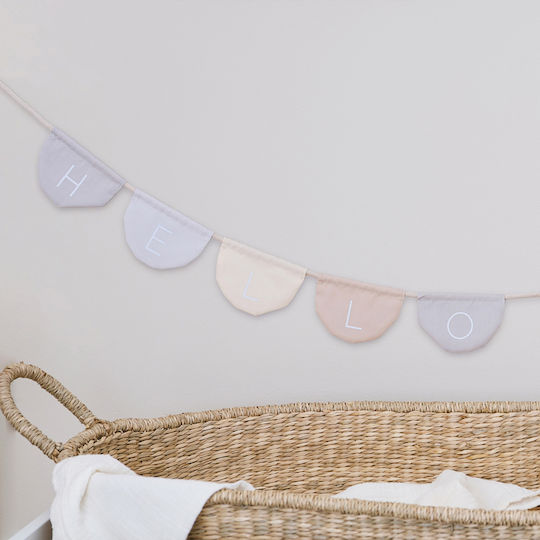 Υφασμάτινο Banner Hello Baby