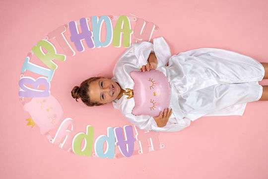 Garland Birthday Cat Princess 2m