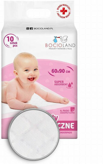 Bocioland Wasserdichte Burp Tücher Einwegartikel 60x90cm 10 Stück