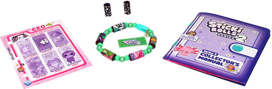 AS Aufkleber-Album Sticki Rolls Set Armbänder mit Aufklebern für Kinder 5+ Jahre