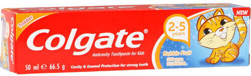 Colgate Baby Toothpaste for 2+ Years with Bubblegum Flavor 50ml